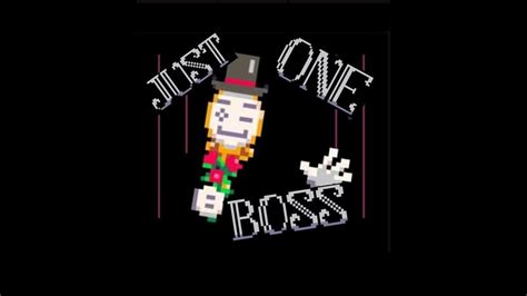 Just one boss 2. Arcade, Browser Games, Indie Games, Pixel Art, Puzzle. Just One Boss is a tricky little Pico8 arcade game that's comprised of one big boss fight that gets increasingly challenging as you progress. In Just One Boss you take control of a cute little blobby creature which must collect glowing tiles to defeat a boss in one big boss fight. 