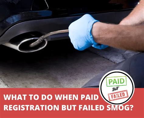 Just passed smog and paid registration online, says …