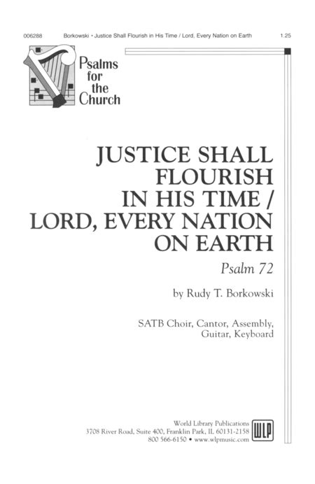 Justice Shall Flourish/Lord, Every Nation - Songs OCP