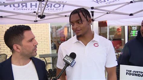 Justin Fields discusses a few topics on WGN Morning News