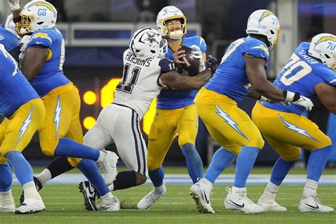 Justin Herbert, Chargers’ offense come up short again in Los Angeles’ 20-17 loss to Dallas