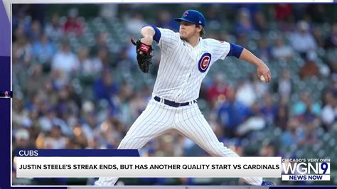 Justin Steele's Cubs record streak ends, but great 2023 start doesn't
