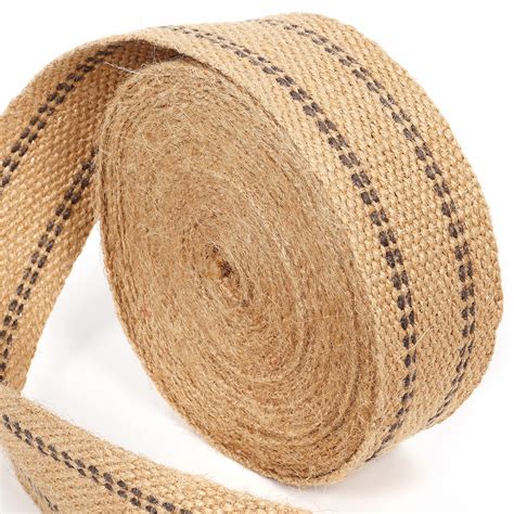 Jute webbing.  This material can be used to create extremely strong bands that make exce...