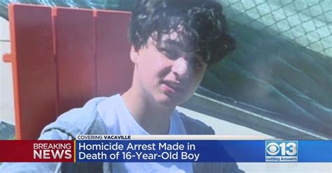 Juvenile arrested in Vacaville shooting that killed 16-year-old