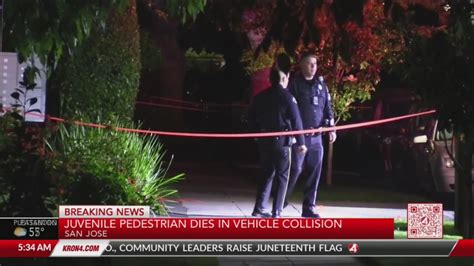 Juvenile dies in fatal pedestrian collision in San Jose