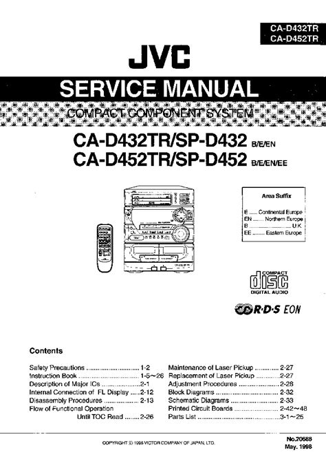 Jvc ca d432tr d452tr service manual. - Kindle dx user guide 4th edition.