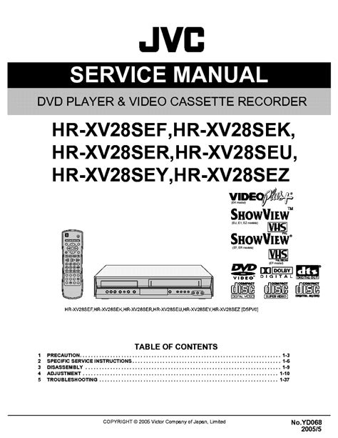 Jvc hr xv28sef dvd player vcr service manual. - Omc fast track trim tilt manual.