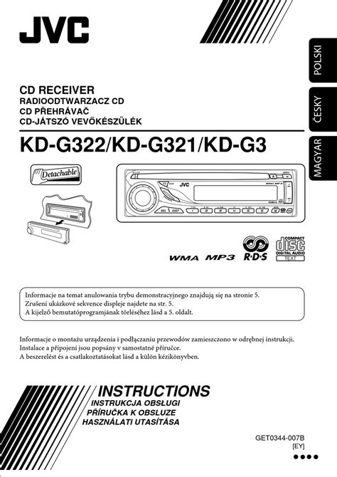 Jvc kd g321 manuale di installazione. - Denon poa 6600 leistungsverstärker original service handbuch.