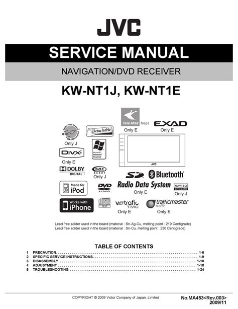Jvc kw nt1e kw nt1j service manual. - Study guide answers for the american nation.