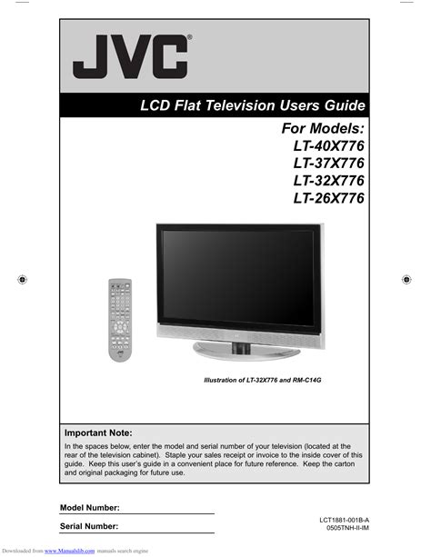 Jvc lt 40x776 lcd flat tv service manual. - Chronicles of narnia study guides christian.