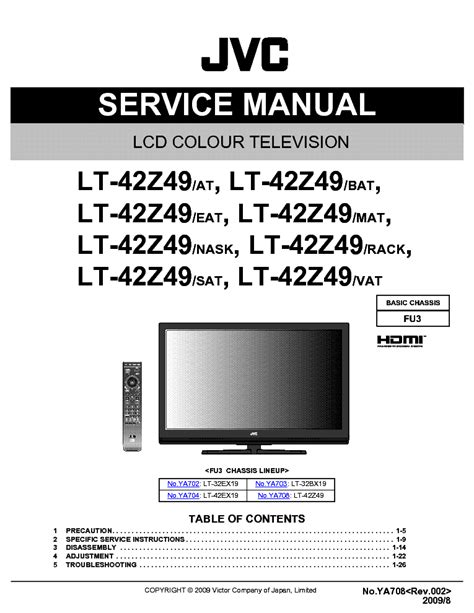 Jvc lt 42z49 lcd tv service manual download. - Manuale delle parti della tribuna toro.