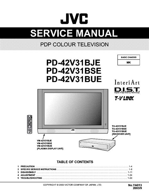 Jvc pd 42v485 plasma tv service manual. - Mettler ae 260 delta range manual.