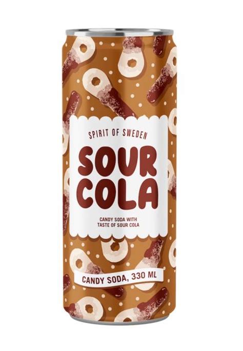 Köp Spirit Of Sweden - Sour Cola Soda 330ml hos Coopers Candy