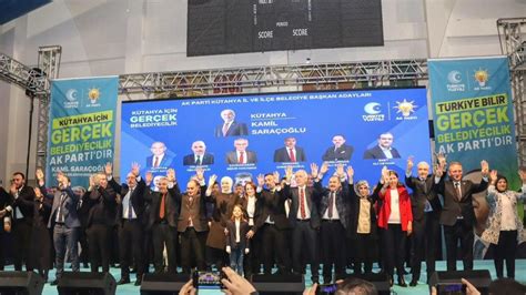 Kütahya’da AK Parti’nin il, ilçe ve belde belediye başkan adayları tanıtıldıs