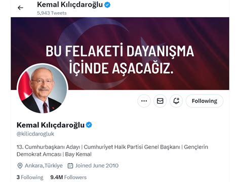 Kılıçdaroğlu, Kurultayın ardından sosyal medya profilini değiştirdi