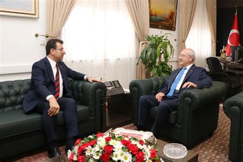 Kılıçdaroğlu ve İmamoğlu görüşmesi sona erdi