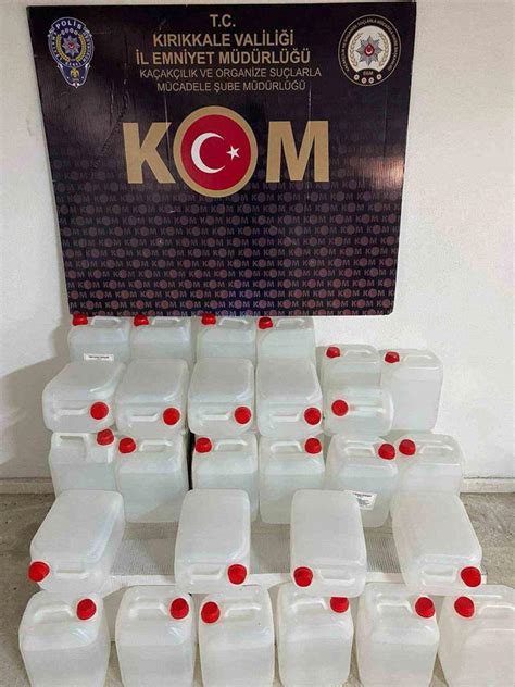 Kırıkkale’de 2 milyondan fazla makaron ve 180 litre alkol ele geçirildi