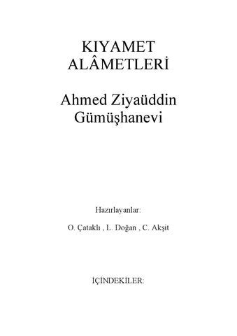 Kıyamet Alametleri by alsanarumuz Issuu.