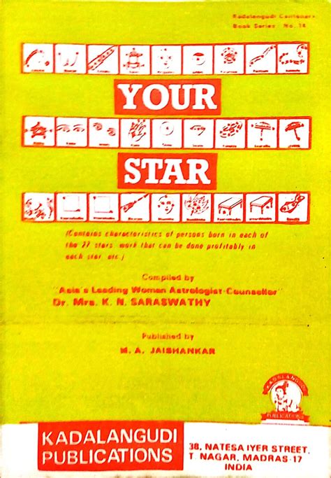 K N Saraswathy Your Star 1985