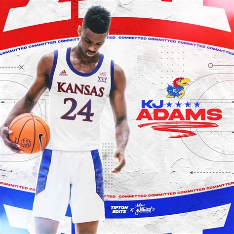 Kansas' K.J. Adams skies to the rim for a huge block. 8M; 0:21. KJ Adams elevates for the aggressive jam. 8M; 0:18. K.J. Adams spins in for a Kansas dunk. 9M; 0:22 ...