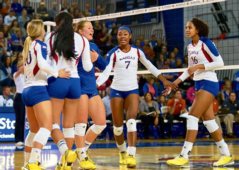KU volleyball tops TCU for 3-1 road win. Oct 22, 2023 - Coll