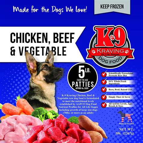 K-9 Kraving Dog Food Review (Raw Frozen) - Dog Food Advisor