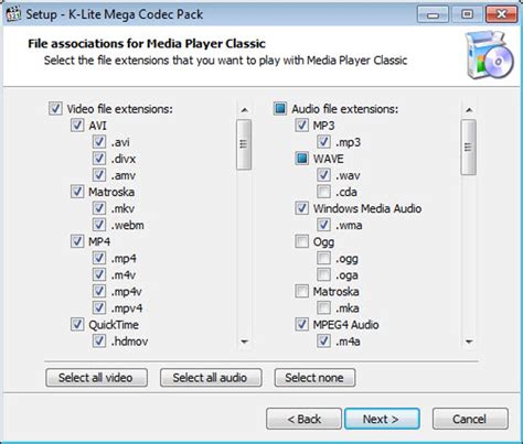 K-Lite Codec Pack Free Download (v16.6.9 Mega/Full/Standard)