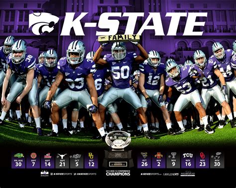 Athletics. As a founding member of the Big 12, K-State competes in the Football Bowl Subdivision of NCAA Division I. The university has garnered 18 Big 12 championships, including a 2022 title in football, and is coming off a memorable Elite Eight run in men's basketball in 2023. K-State Athletics has maintained national acclaim as one of the .... 