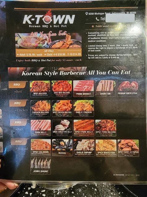 Top 10 Korean Near Indianapolis, Indiana. 1 . K Town Korean BBQ & Hot Pot. 2 . Mama's House. 3 . Sisters Korean Restaurant. 4 . SGD Tofu and BBQ.