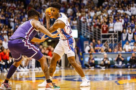 Jan 12, 2023 · Fast forward to this week’s victory against Oklahoma, and Adams has started all 16 games for No. 2 Kansas (15-1, 4-0 in Big 12). He’s averaging 26.3 minutes per game, thriving after having a ... . 