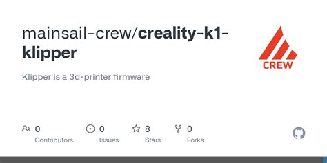 K1 max mainsail.  Contribute to mainsail-crew/creality-k1-klipper development by creatin...