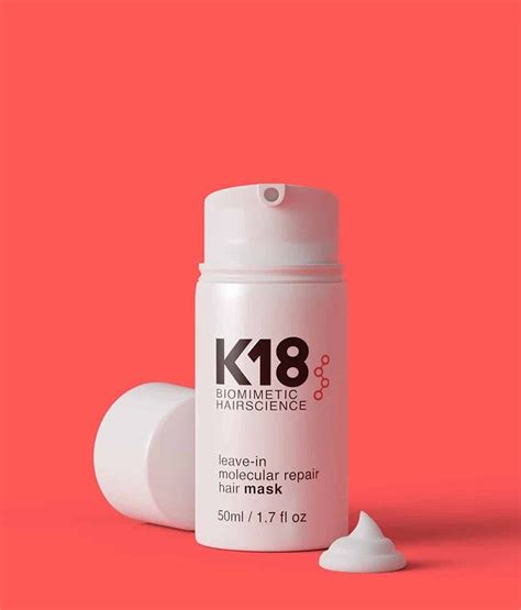 K18 hair mask. 50ml - K18 Leave-In Molecular Repair Hair Mask - 50ml. Worth ever penny! I’ve bleach and dye my hair over 6 six times this year all at home and this is the only thing keeping my hair attached to my head! 25 Feb 2024. International Reviewer. USA. 15ml - Nice. 