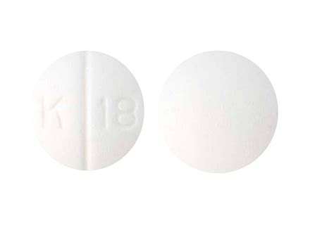 K18 pill 5 mg. atropine sulfate 0.03 mg / benzoic Acid 4.5 mg / hyoscyamine sulfate 0.03 mg / methenamine 40.8 mg / methylene blue 5.4 mg / phenyl salicylate 18.1 mg Imprint K218 