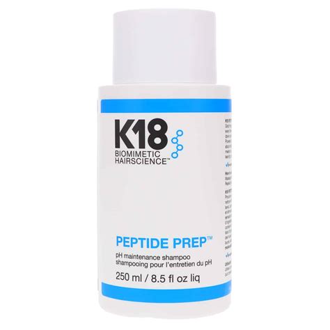 K18 shampoo. K18 Peptide Prep pH Maintenance Shampoo ($36) The Peptide Prep shampoo is a color-safe product that the brand says is safe to use each time you wash your hair. I've been using this twice a week ... 