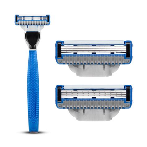 K3 Three Blade Razor & 2 Cartridges - King of Shaves