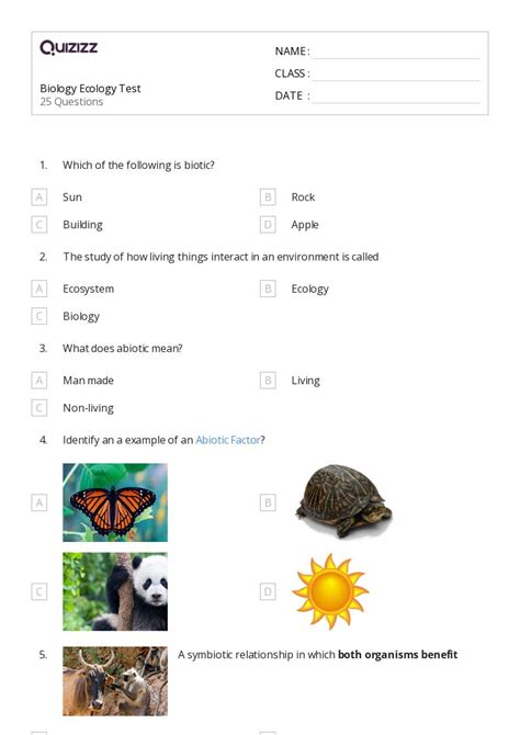 K4 Ecologie bs 2 Biology - Quizizz