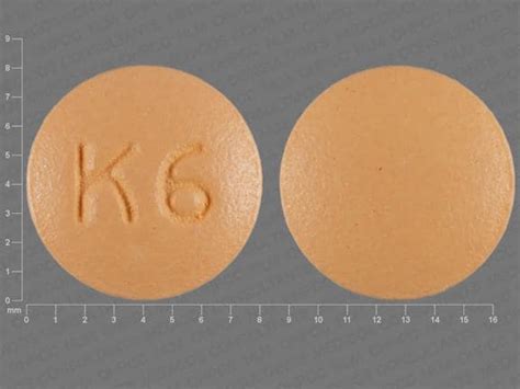 K6 orange pill. Pill with imprint K7 is White, Round and has been identified as Clonazepam (dispersible) 0.5 mg. It is supplied by Par Pharmaceutical Inc. Clonazepam is used in the treatment of Lennox-Gastaut Syndrome; Panic Disorder; Seizure Prevention; Epilepsy; Meniere's Disease and belongs to the drug classes benzodiazepine anticonvulsants, benzodiazepines ... 