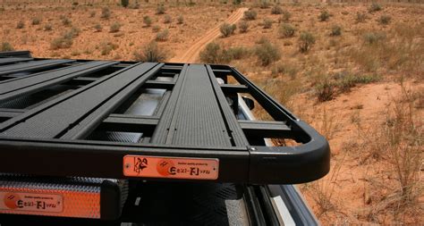 The K9 Roof Rack Kit comes with various components. The Mounting Rail is compatible with Gutter-Less Roofs, like those found on the Toyota 4Runner, Tacomas, or 100 / 200 Series Land Cruisers. K9 Roof Rack Feet are then attached to that Mounting Rail. When there is a vehicle with a Gutter, we use K9 Roof Rack Legs.