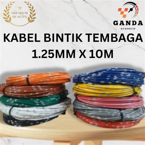 Kable Bintik 1.25mm - Panjang 20M di Arc Auto Part - raincitystudios.com