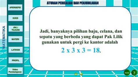 Kaidah Perkalian dan Penjumlahan - IKIP Siliwangi - wintechmobiles.com