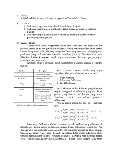 Kalibrasi Kamera dengan Photomodeler | PDF - Scribd - wintechmobiles.com