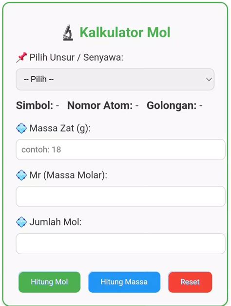 Kalkulator mol - mega - wintechmobiles.com