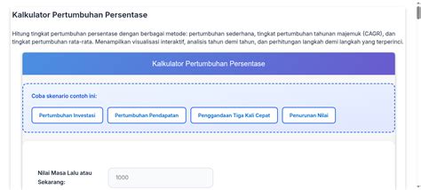 Kalkulator Pertumbuhan Persentase - Hitung Tingkat … - raincitystudios.com