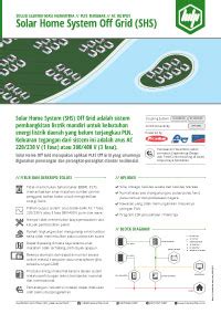 Kalkulator Simulasi Estimasi Solar Home Off Grid - wintechmobiles.com