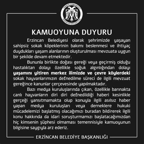 KAMUOYU DUYURUSU.