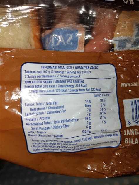 Kandungan Roti - wintechmobiles.com