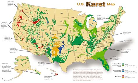 Karst Map of the Conterminous United States - 2020 - wintechmobiles.com