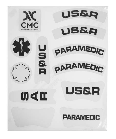 KASK Helmet Decal Set for SAR USAR Fire Rescue