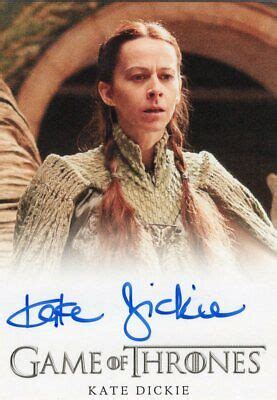 KATE DICKIE signed Autograph 20x25cm "Game of Thrones" - eBay