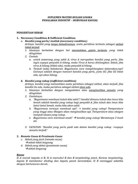 Kausalitas, Sebab Akibat [1] Halaman all - wintechmobiles.com